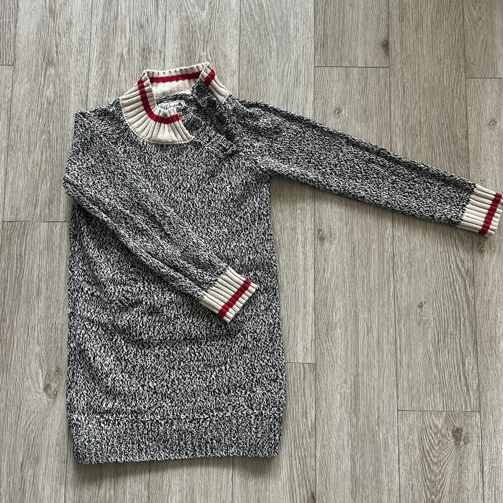 Roots Cabin Kids Knit Sweater L (9–10 Yrs) – Cozy Marled Pullover